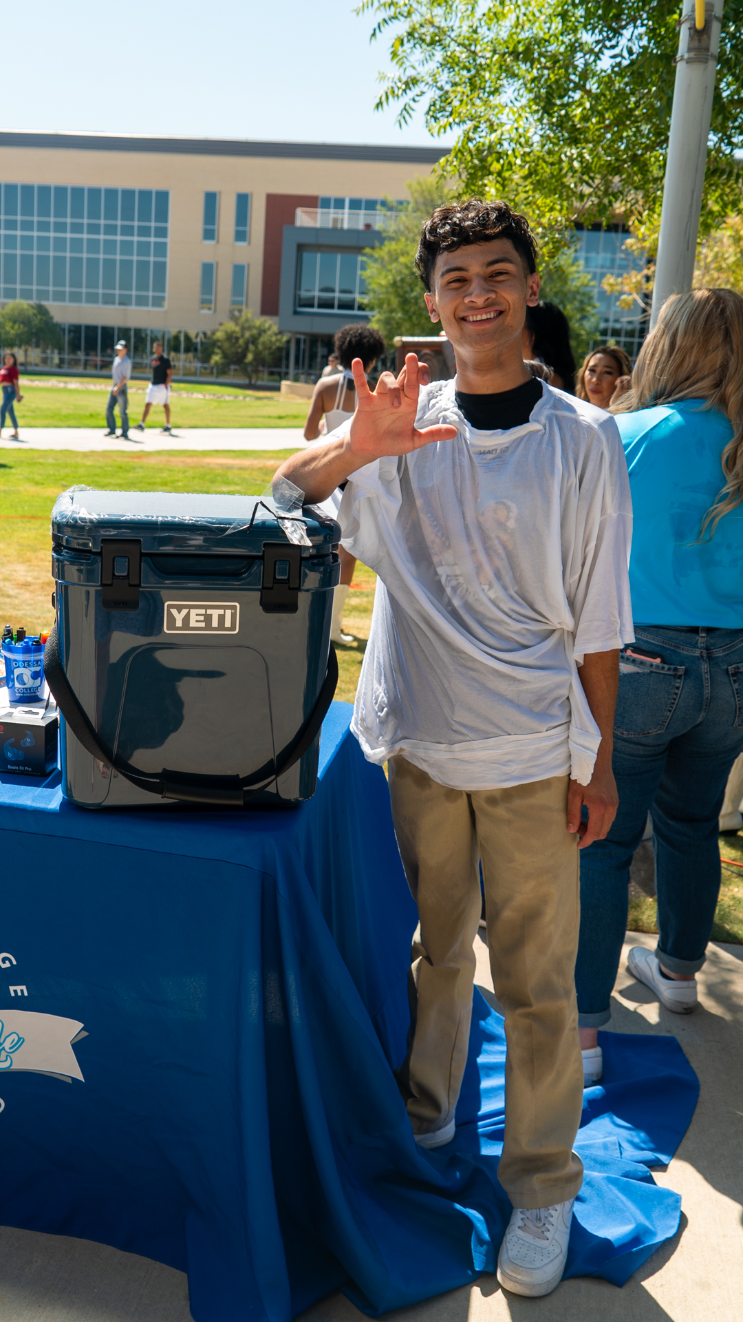 image of students attending a lecture (for a university)