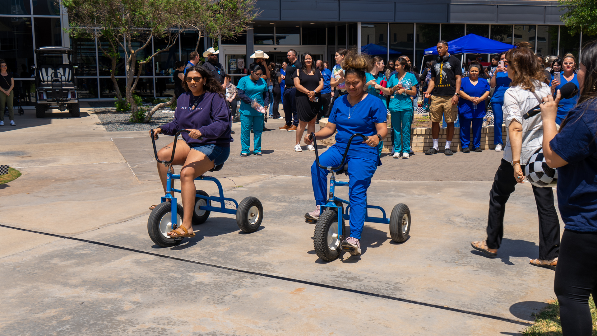 image of students during welcome week at a university